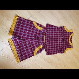 Handmade Cozy sleep/household wear, two pieces.